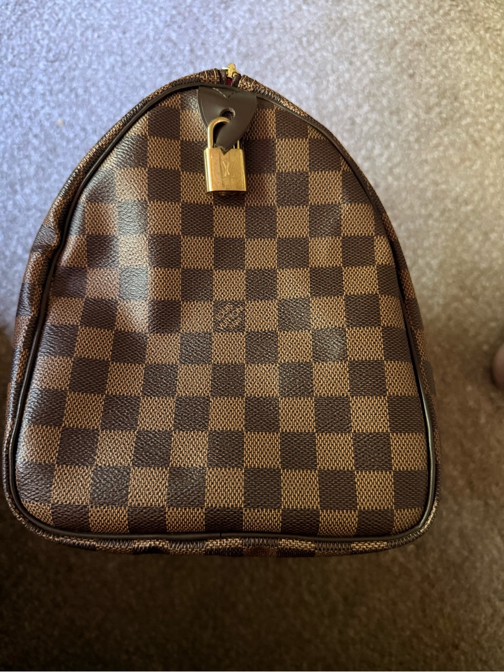 Louis Vuitton Speedy 35 Damier
Ebene Brown Monogram Handbag with Wallet. - Picture 7 of 16